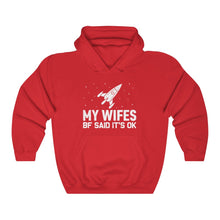 Load image into Gallery viewer, Wifes BF Unisex Hooded Sweatshirt
