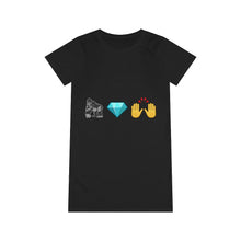 Load image into Gallery viewer, APE DIAMOND HANDS  T-Shirt Dress
