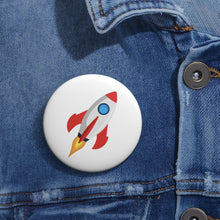 Load image into Gallery viewer, Rocket Pin Button
