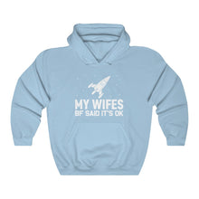 Load image into Gallery viewer, Wifes BF Unisex Hooded Sweatshirt
