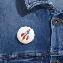 Load image into Gallery viewer, Rocket Pin Button
