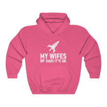 Load image into Gallery viewer, Wifes BF Unisex Hooded Sweatshirt
