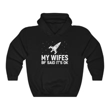 Load image into Gallery viewer, Wifes BF Unisex Hooded Sweatshirt
