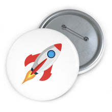 Load image into Gallery viewer, Rocket Pin Button
